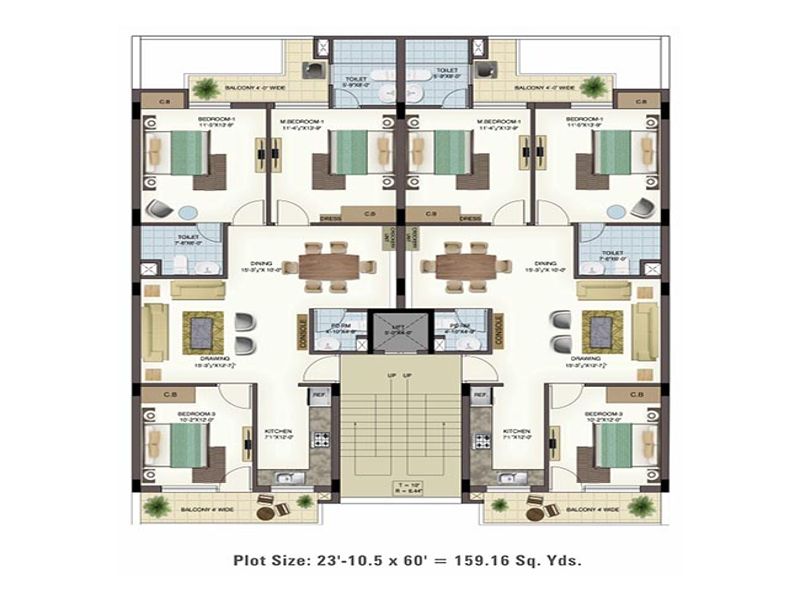 Ananta Lifestyle — 3 BHK Floor Plan thumbnail