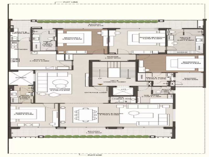 Windsong Residences — 4 BHK Floor Plan thumbnail