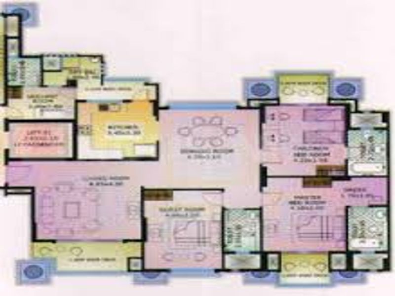 Manohar Multitech Towers — 3 BHK Floor Plan thumbnail
