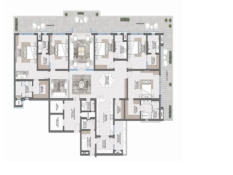 Opus One — 5 BHK Floor Plan thumbnail