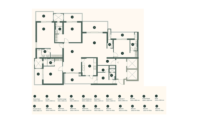 Max Estate 105 — 4 BHK Floor Plan thumbnail