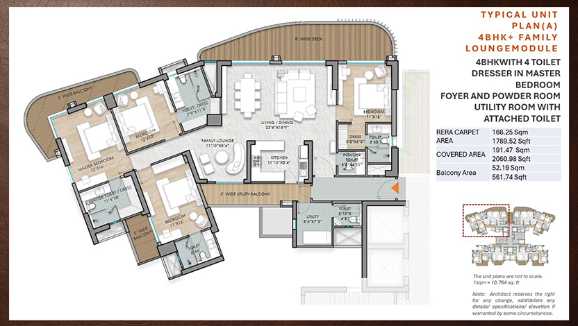 Arihant Seasons — 4 BHK Floor Plan thumbnail