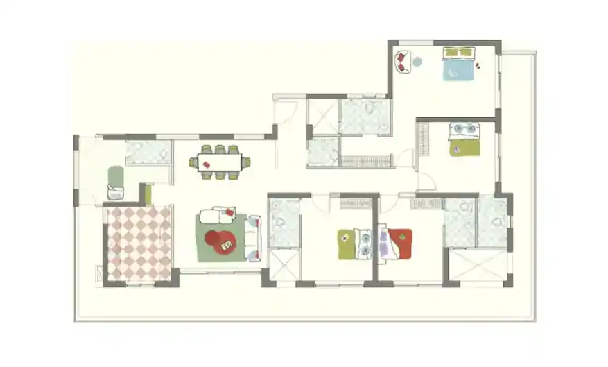 Max Estates 59 — 4 BHK Floor Plan thumbnail